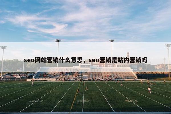 seo网站营销什么意思，seo营销是站内营销吗