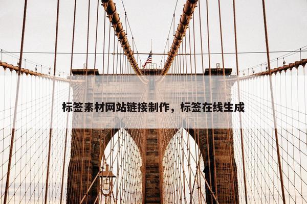 标签素材网站链接制作，标签在线生成