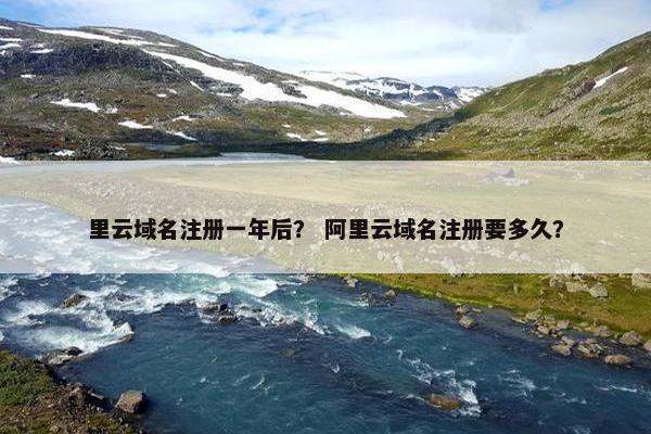 里云域名注册一年后？ 阿里云域名注册要多久？