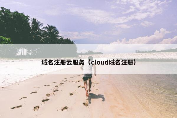 域名注册云服务（cloud域名注册）