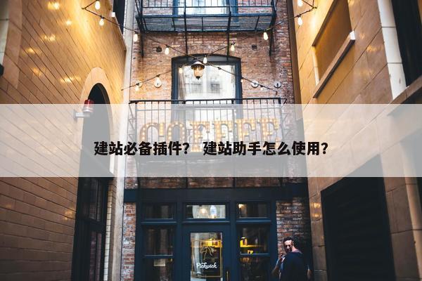建站必备插件？ 建站助手怎么使用？