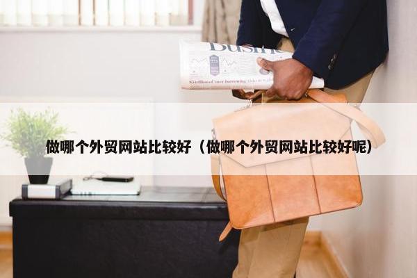 做哪个外贸网站比较好（做哪个外贸网站比较好呢）