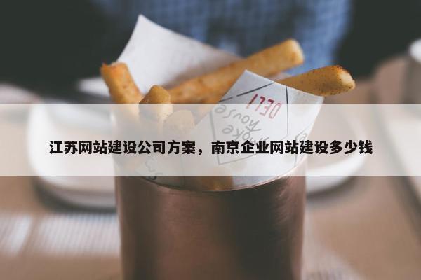 江苏网站建设公司方案，南京企业网站建设多少钱
