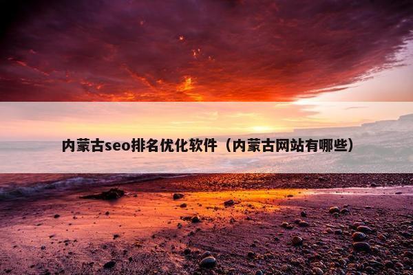 内蒙古seo排名优化软件（内蒙古网站有哪些）