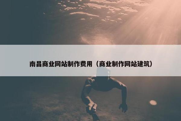 南昌商业网站制作费用（商业制作网站建筑）