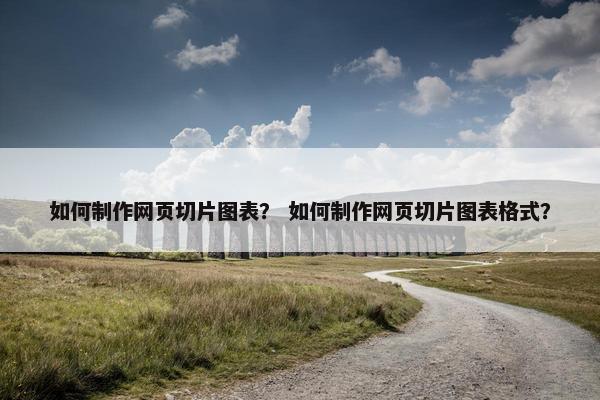 如何制作网页切片图表？ 如何制作网页切片图表格式？