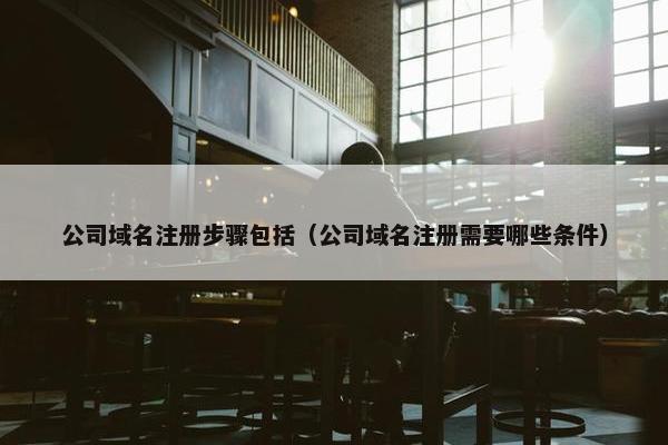 公司域名注册步骤包括（公司域名注册需要哪些条件）