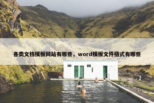 各类文档模板网站有哪些，word模板文件格式有哪些