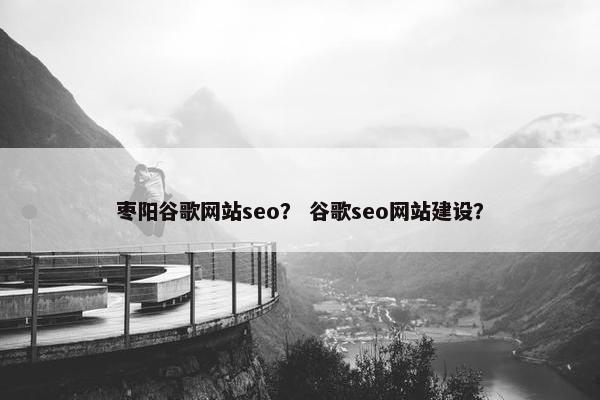 枣阳谷歌网站seo？ 谷歌seo网站建设？