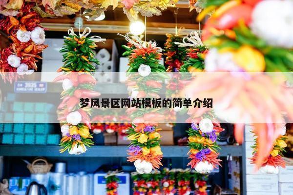梦风景区网站模板的简单介绍