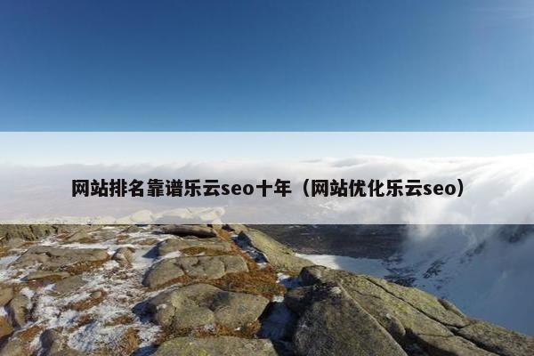 网站排名靠谱乐云seo十年（网站优化乐云seo）