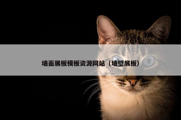 墙面展板模板资源网站（墙壁展板）