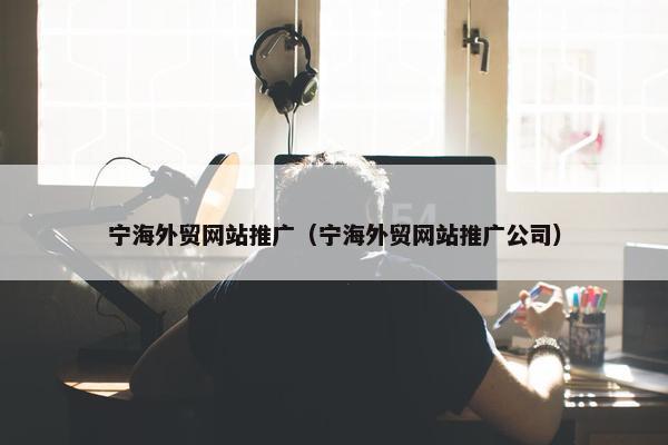宁海外贸网站推广（宁海外贸网站推广公司）