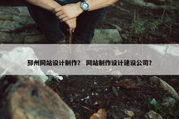 邳州网站设计制作？ 网站制作设计建设公司？