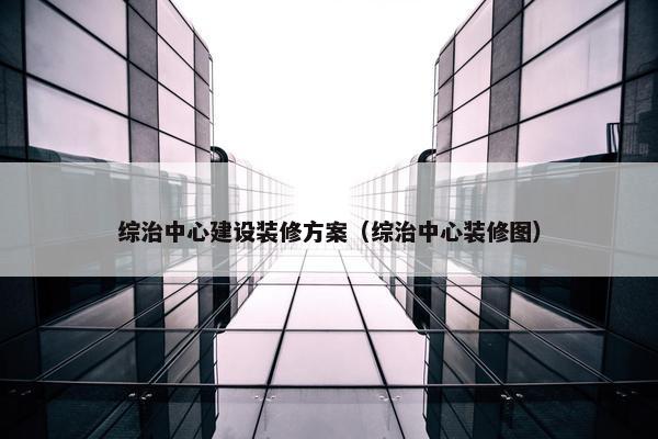 综治中心建设装修方案（综治中心装修图）