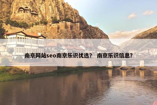 南京网站seo南京乐识优选？ 南京乐识信息？