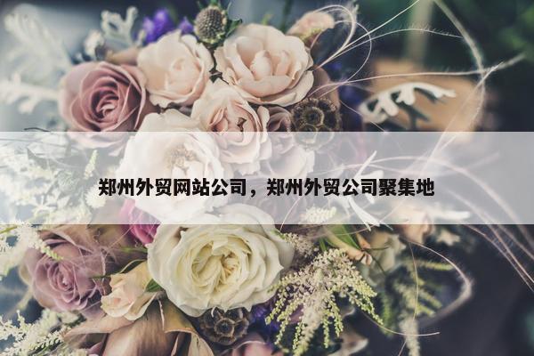 郑州外贸网站公司，郑州外贸公司聚集地