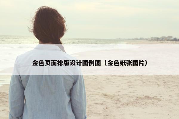金色页面排版设计图例图（金色纸张图片）