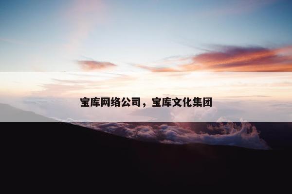 宝库网络公司，宝库文化集团