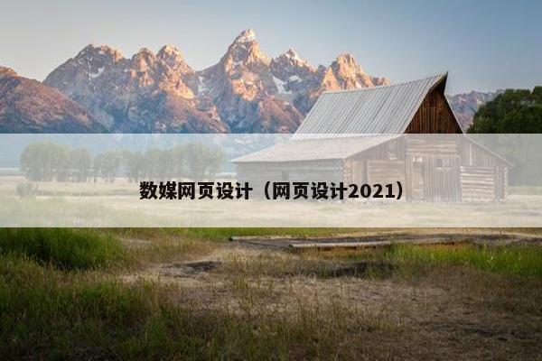 数媒网页设计（网页设计2021）