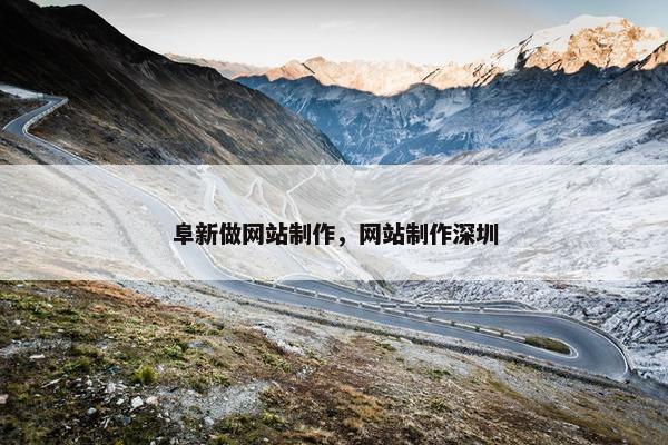 阜新做网站制作，网站制作深圳