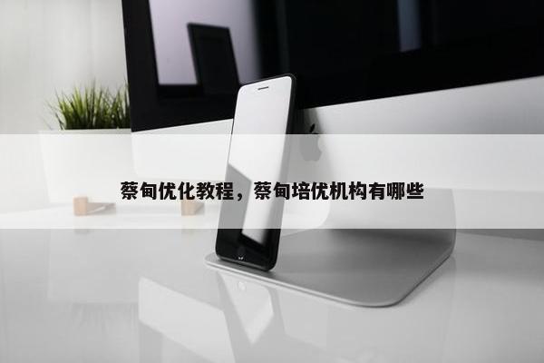 蔡甸优化教程，蔡甸培优机构有哪些