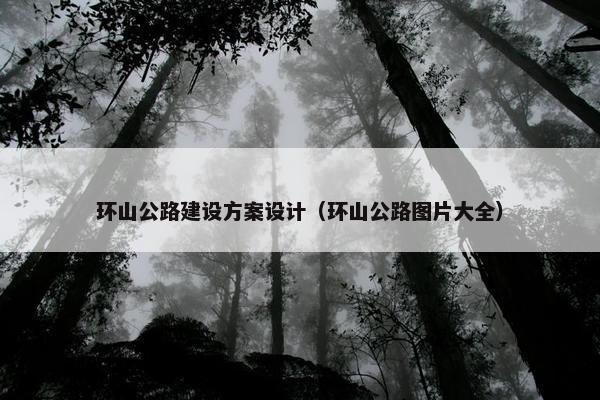 环山公路建设方案设计（环山公路图片大全）