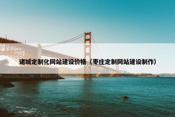 诸城定制化网站建设价格（枣庄定制网站建设制作）