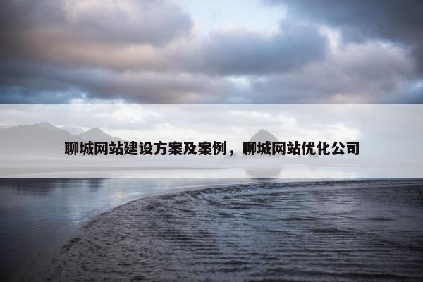 聊城网站建设方案及案例，聊城网站优化公司