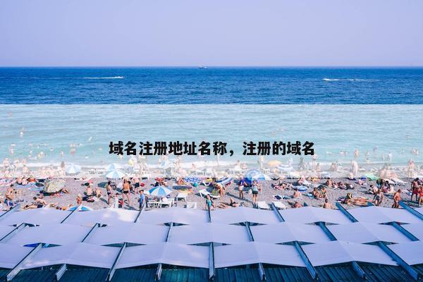 域名注册地址名称，注册的域名