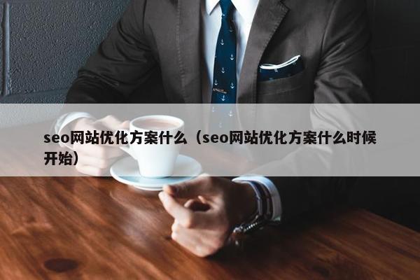 seo网站优化方案什么（seo网站优化方案什么时候开始）