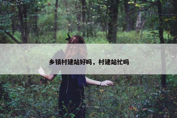 乡镇村建站好吗，村建站忙吗