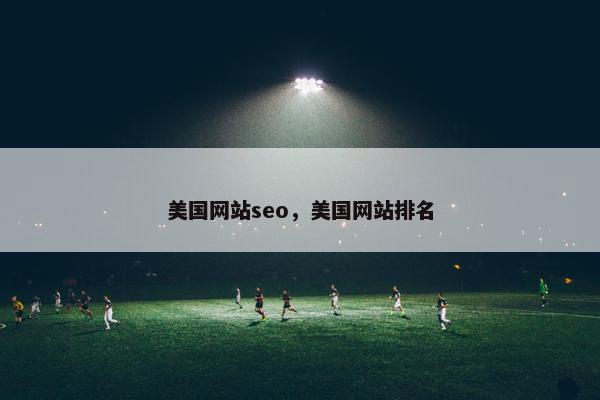 美国网站seo，美国网站排名