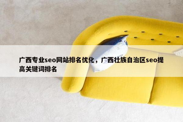 广西专业seo网站排名优化，广西壮族自治区seo提高关键词排名