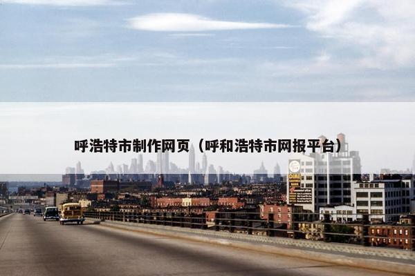 呼浩特市制作网页（呼和浩特市网报平台）