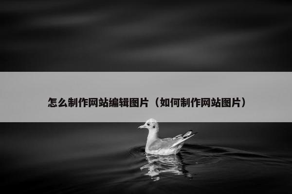 怎么制作网站编辑图片（如何制作网站图片）