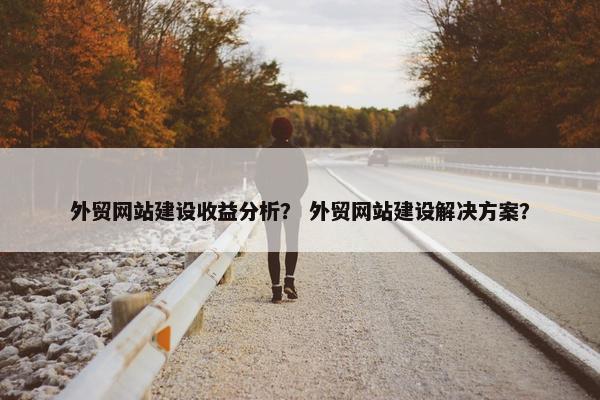 外贸网站建设收益分析？ 外贸网站建设解决方案？