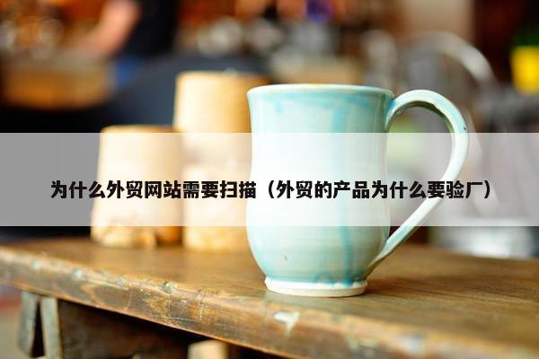 为什么外贸网站需要扫描（外贸的产品为什么要验厂）