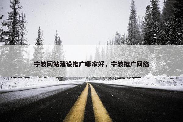 宁波网站建设推广哪家好，宁波推广网络