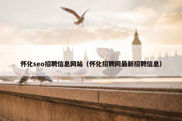 怀化seo招聘信息网站（怀化招聘网最新招聘信息）