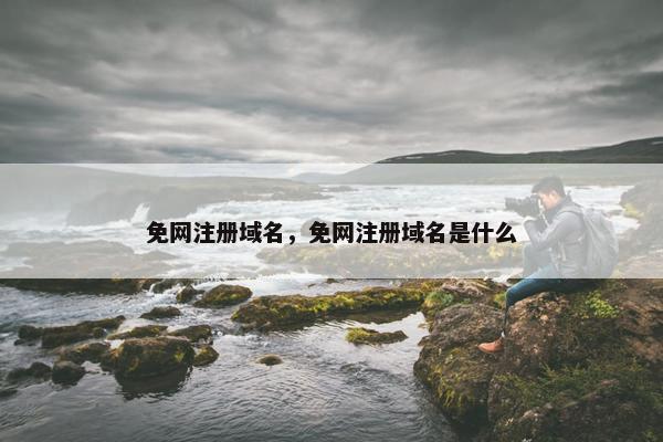 免网注册域名，免网注册域名是什么