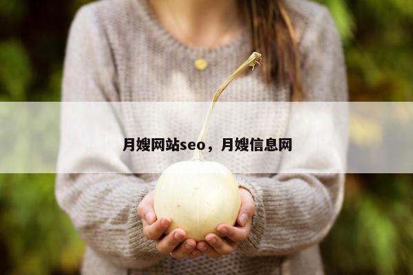 月嫂网站seo，月嫂信息网