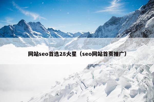网站seo首选28火星（seo网站首页推广）