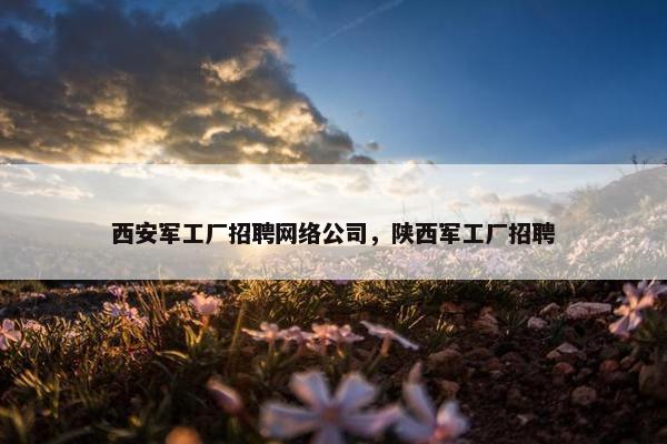 西安军工厂招聘网络公司，陕西军工厂招聘