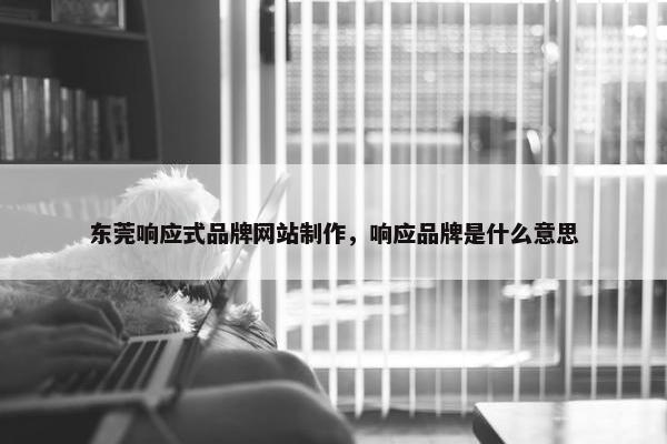 东莞响应式品牌网站制作，响应品牌是什么意思