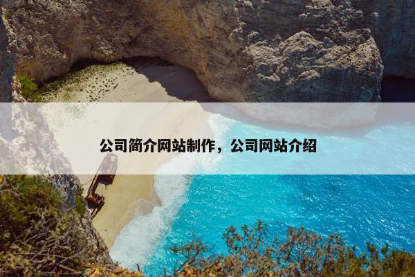 公司简介网站制作，公司网站介绍