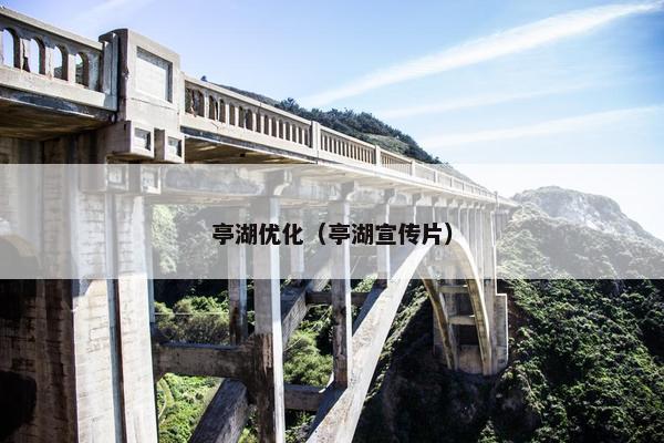 亭湖优化（亭湖宣传片）