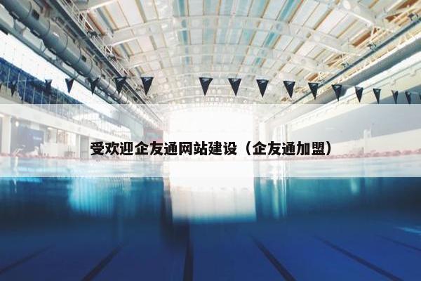 受欢迎企友通网站建设（企友通加盟）