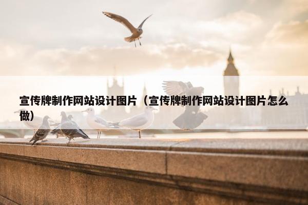 宣传牌制作网站设计图片（宣传牌制作网站设计图片怎么做）