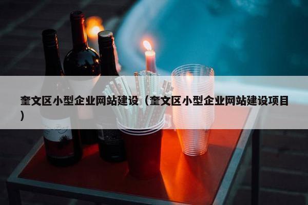 奎文区小型企业网站建设（奎文区小型企业网站建设项目）